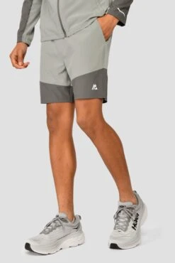 Junior Rush Running Short - Cement Grey/Platinum Grey