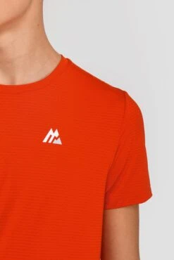 Junior Speed T-Shirt - Cardinal Red 9 Junior Speed T-Shirt - Cardinal Red -Montirex Sale Store SPEED TEE CARDINAL RED logo detail