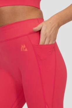 Stride Legging - Strawberry Soda/Montipora/Pink Sherbet 13 Stride Legging - Strawberry Soda/Montipora/Pink Sherbet -Montirex Sale Store STRIDE LEGGING RASPBERRY LIVING CORAL PARADISE PINK Top Logo inc Pocket Detail