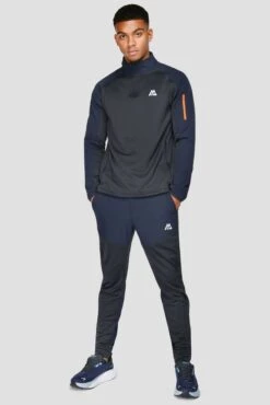 Summit Jogger - Navy Marl/Midnight Blue 8 Summit Jogger - Navy Marl/Midnight Blue -Montirex Sale Store SUMMITPOLYJOGGER NAVYMARL MIDNIGHTBLUE fullfront