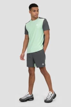 Surge 2.0 Short - Slate Grey/Sea Foam 11 Surge 2.0 Short - Slate Grey/Sea Foam -Montirex Sale Store SURGE SHORT SLATE GREY SEA FOAM full front