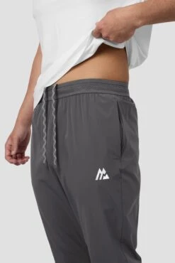Trace Running Pant - Cement Grey -Montirex Sale Store TRACE PANT CASTLEROCK LOGO BAND