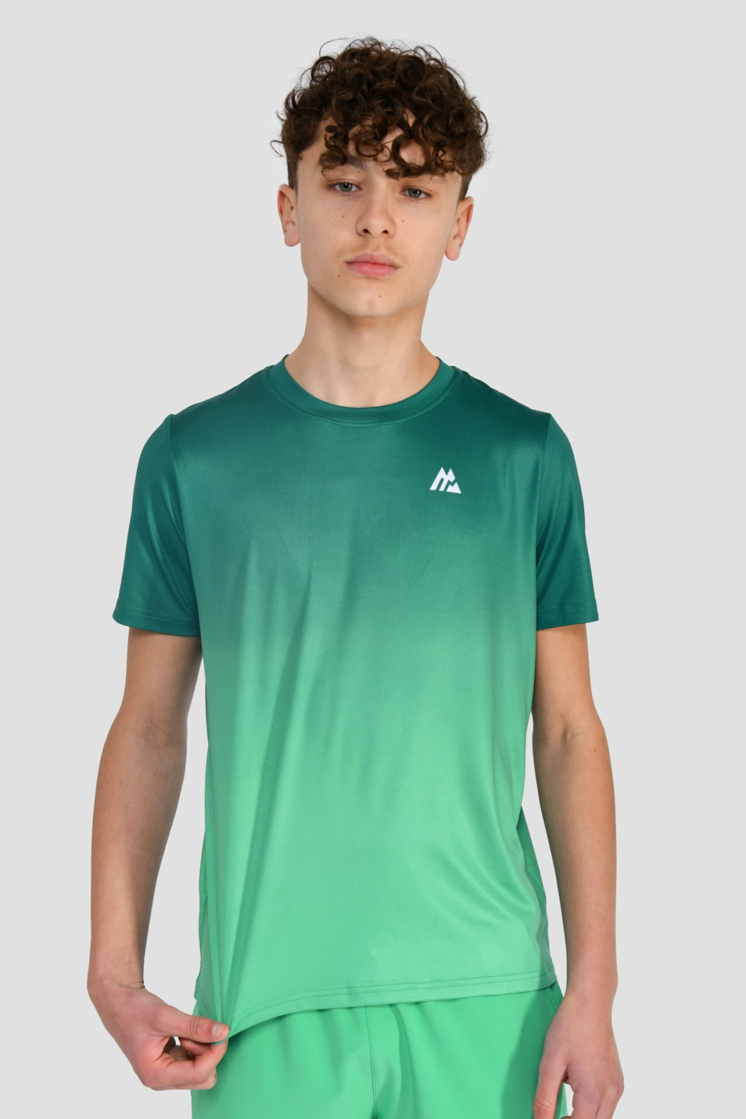 Junior Track Fade T-Shirt - Deep Sea/Mountain Meadow 1 Junior Track Fade T-Shirt - Deep Sea/Mountain Meadow