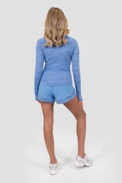 Women's Trail 1/4 Zip - Blue Multi -Montirex Sale Store TRAIL 1 4 ZIP AZURE BLUE 2