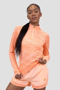 Women's Trail 1/4 Zip - Coral/Peach