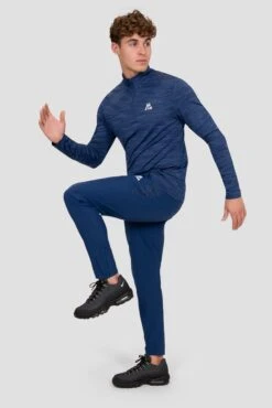 Trail 1/4 Zip - Navy Multi -Montirex Sale Store TRAIL 2.0 1 4 ZIP ESTATE BLUE SET SAIL TRUE NAVY motion