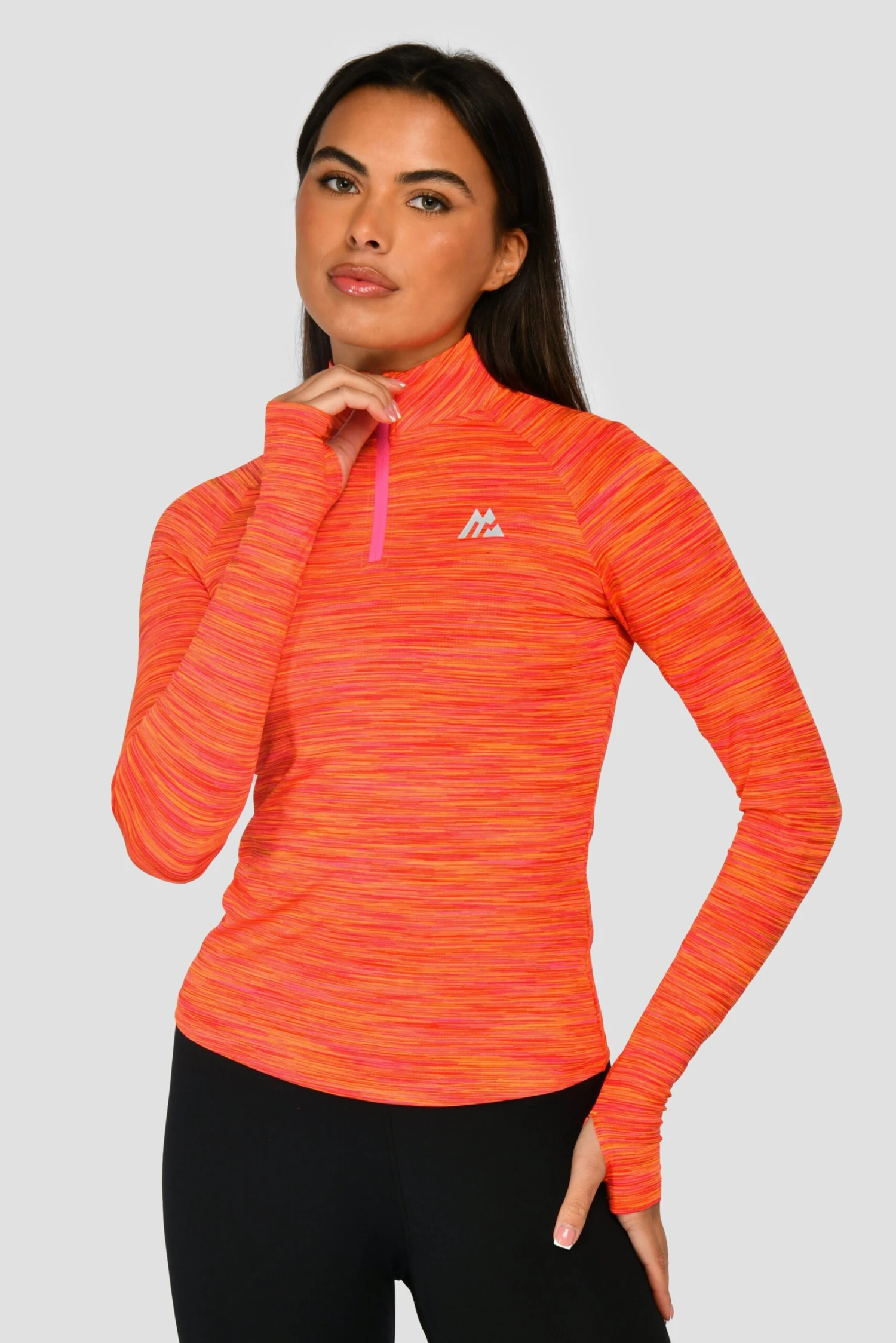 Women's Trail 2.0 1/4 Zip - Neon Pink/Orange/Red Multi 1 Women's Trail 2.0 1/4 Zip - Neon Pink/Orange/Red Multi