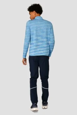 Junior Trail 2.0 1/4 Zip - Neon Blue/Sky -Montirex Sale Store TRAIL 2.0 1 4 ZIP NEON BLUE NEON SKY WHITE back