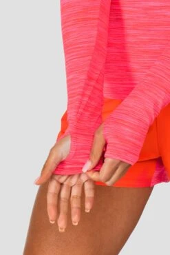 Women's Trail 2.0 1/4 Zip - Neon Pink/Red 10 Women's Trail 2.0 1/4 Zip - Neon Pink/Red -Montirex Sale Store TRAIL 2.0 1 4 ZIP NEON PINK MAGENTA PINK PUNCH SHOCKING PINK FIESTA RED LOGO SLEEVEDETAIL