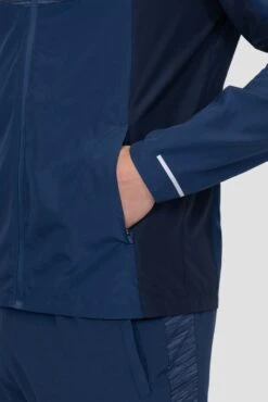 Trail Windbreaker - Navy Multi -Montirex Sale Store TRAIL 2.0 JACKET ESTATE BLUE SET SAIL TRUE NAVY sleeve