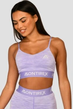Trail Icon Bra Top - Lilac Multi