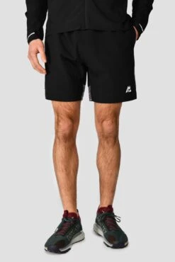 Trail Panel 2.0 Short - Black/Blue/Orange -Montirex Sale Store TRAIL PANEL 2.0 SHORT BLACK SAFETY ORANGE MAYA BLUE front