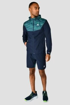 Trail Panel 2.0 Short - Navy/Turquoise -Montirex Sale Store TRAIL PANEL 2.0 SHORT MIDNIGHT BLUE AERO BLUE DEEP SEA full front