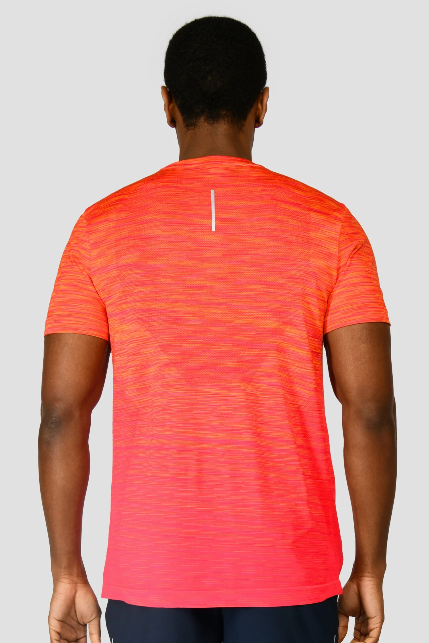 Trail Seamless T-Shirt - Fiery Orange/Hot Pink/Hibiscus 2 Trail Seamless T-Shirt - Fiery Orange/Hot Pink/Hibiscus - Image 2