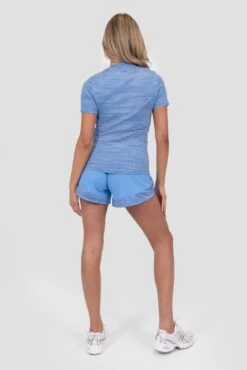 Women's Trail T-Shirt - Blue/Multi -Montirex Sale Store TRAIL T SHIRT AZURE BLUE 2