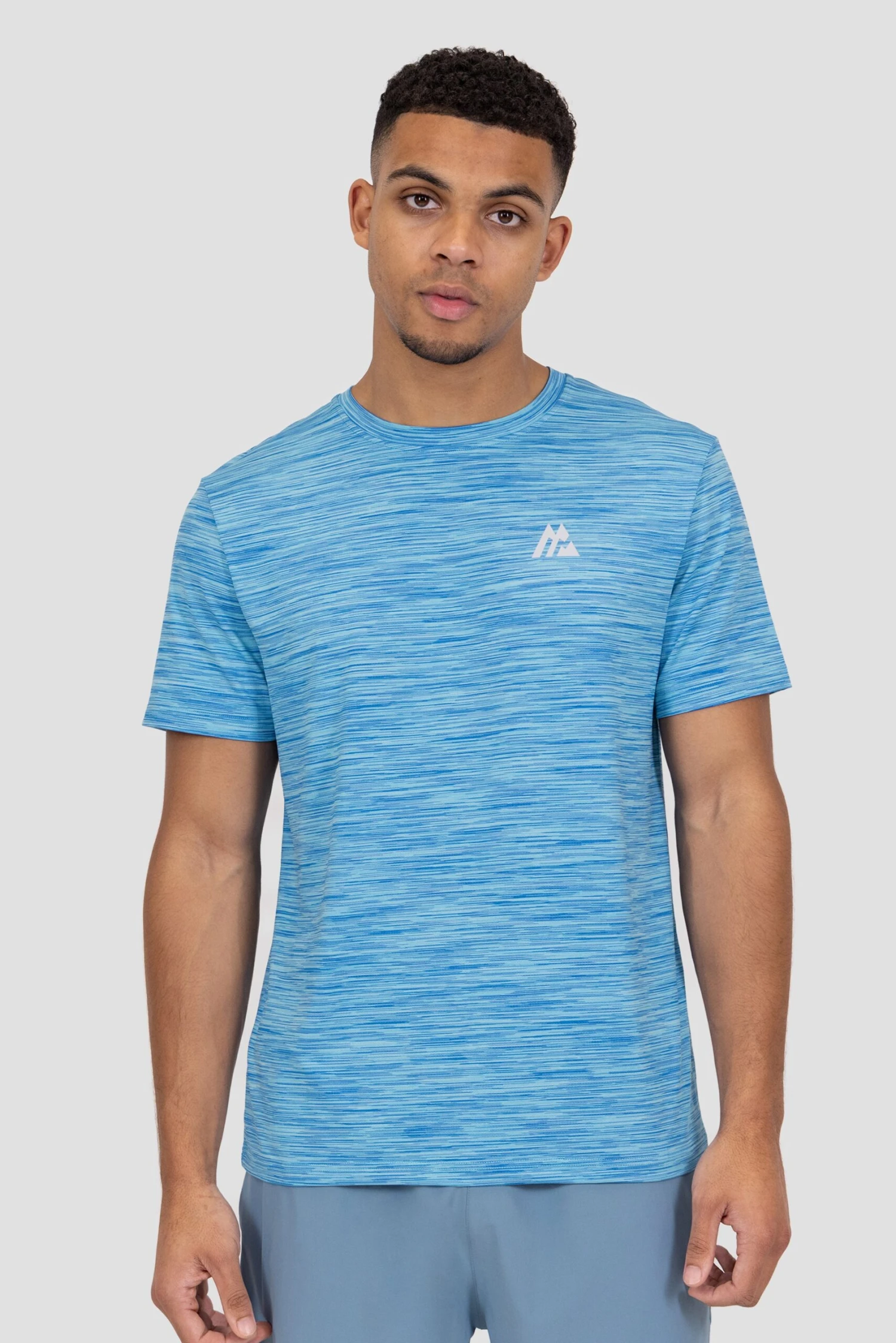 Trail T-Shirt - Neon Blue Multi 1 Trail T-Shirt - Neon Blue Multi
