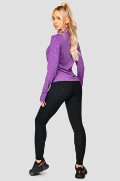 Women's Trail 2.0 1/4 Zip - Purple/Blue -Montirex Sale Store TRAIL2.01 4ZIP PURPLE ELECTRICPURPLE NEONBLUE SHOCKINGPINK back