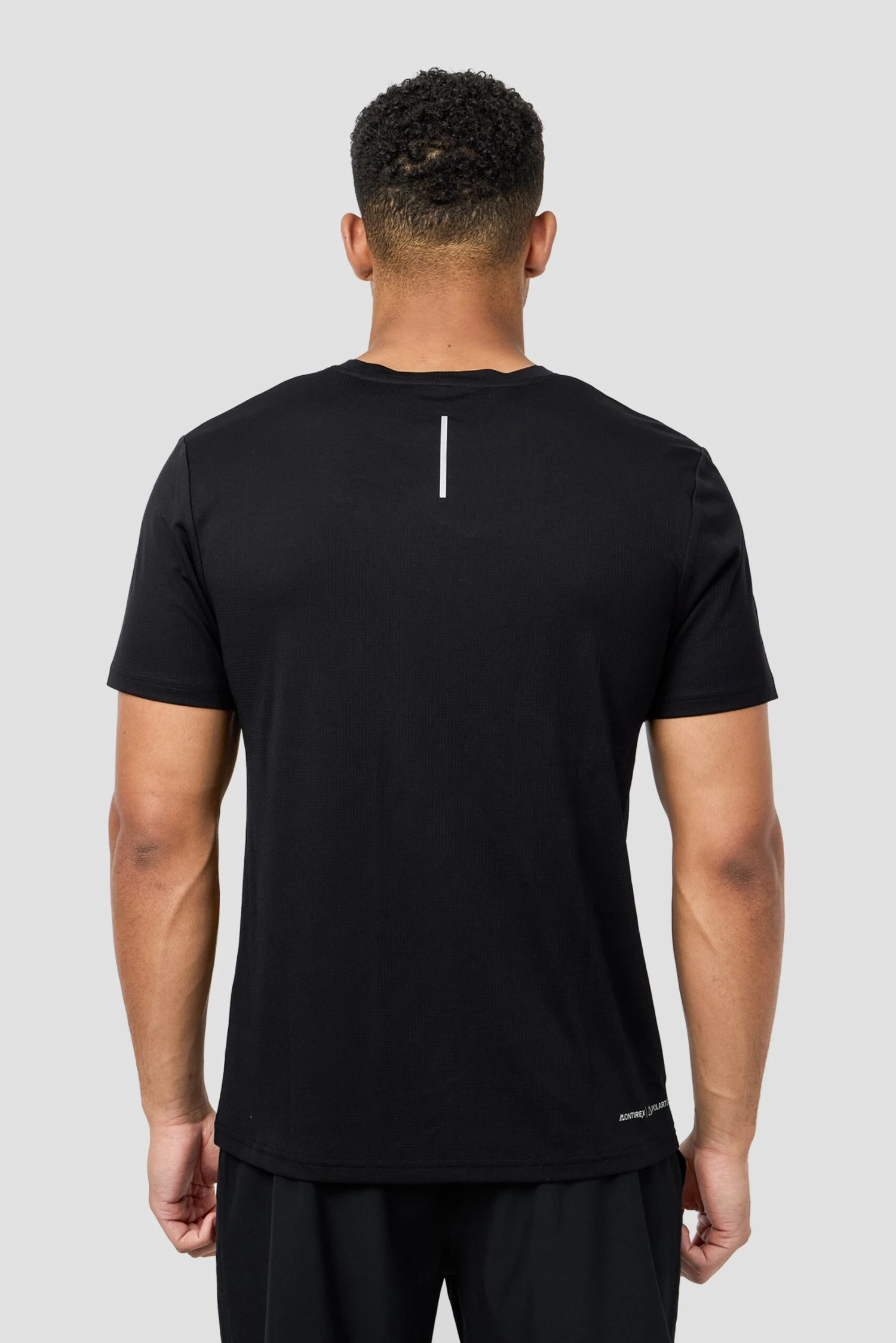 Peak Gridded Polartec® T-Shirt - Black 2 Peak Gridded Polartec® T-Shirt - Black - Image 2