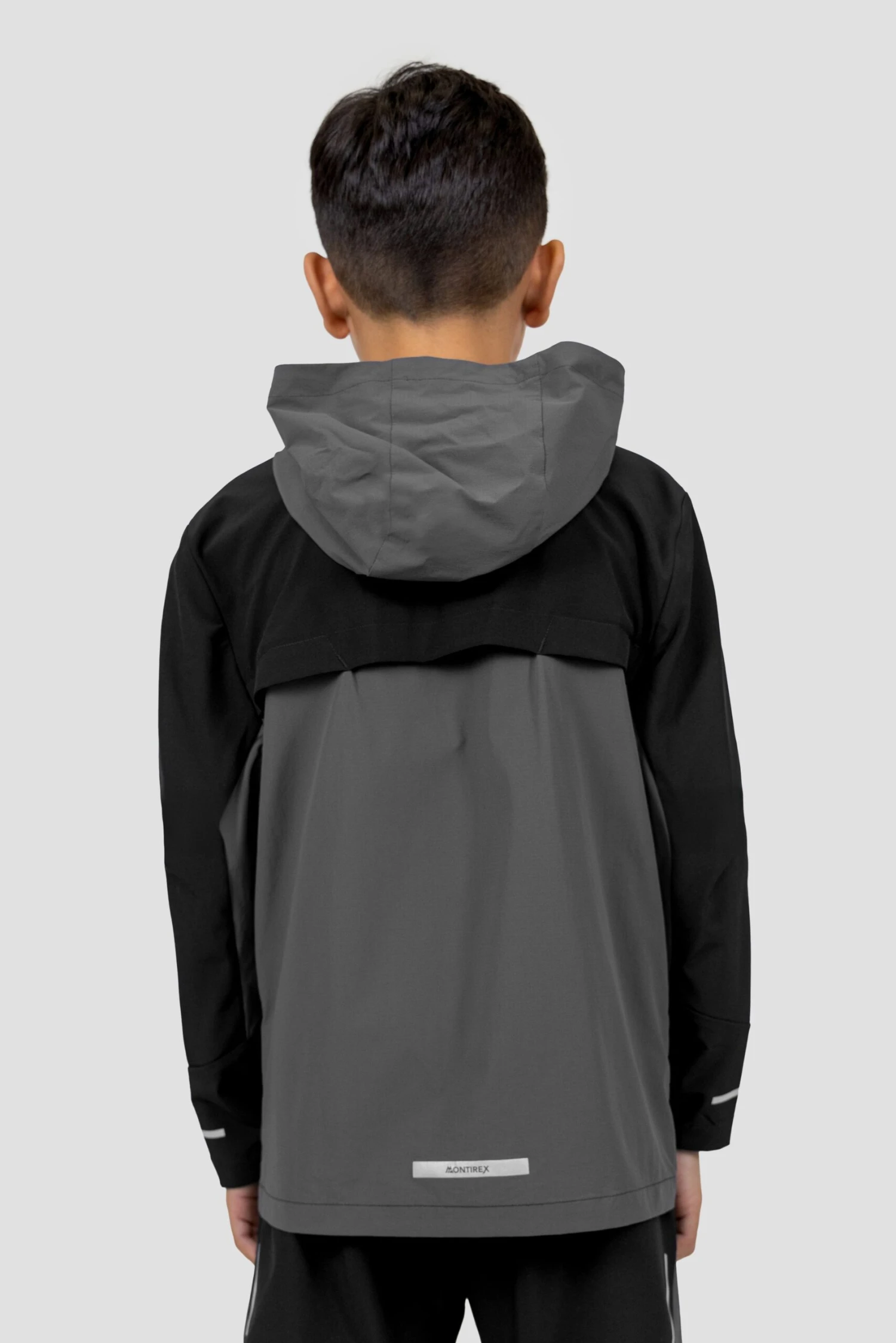 Boys Vortex Jacket - Black/Asphalt 2 Boys Vortex Jacket - Black/Asphalt - Image 2