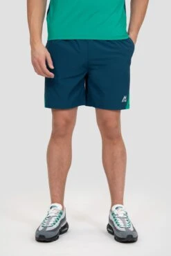 Vista Short - Abyssal/Aruba -Montirex Sale Store VISTA LAPIS SAILOR BLUE SHORTS FRONT