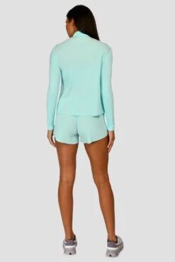 Women's Vital 1/4 Zip - Arctic Blue -Montirex Sale Store VITAL 1 4 ZIP ARCTIC BLUE back