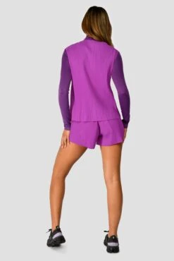 Women's Vital 1/4 Zip - Electric Purple -Montirex Sale Store VITAL 1 4 ZIP ELECTRIC PURPLE back