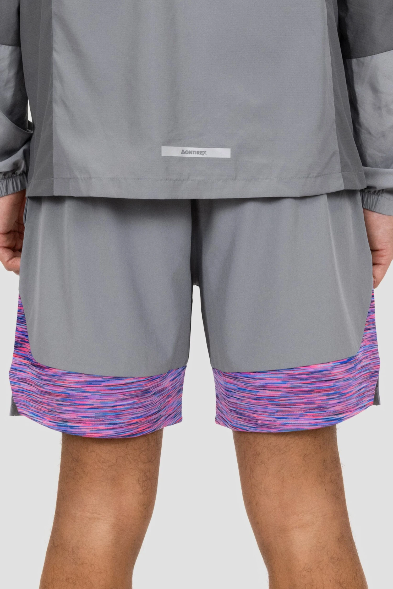 Trail Windbreaker - Grey/Pink/Blue 7 Trail Windbreaker - Grey/Pink/Blue - Image 7