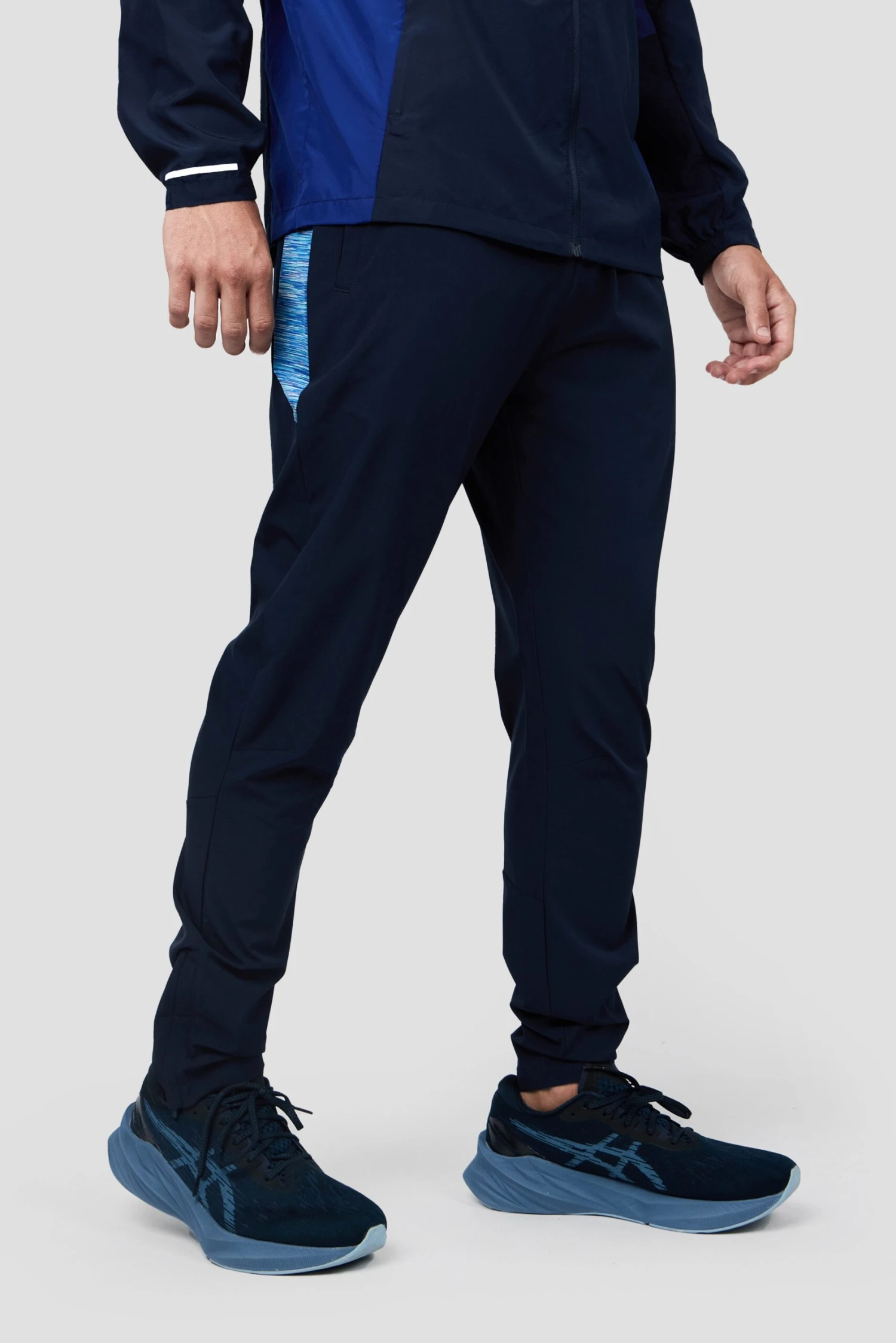 Trail Panel Running Pant - Navy/Royal Blue Multi 2 Trail Panel Running Pant - Navy/Royal Blue Multi - Image 2