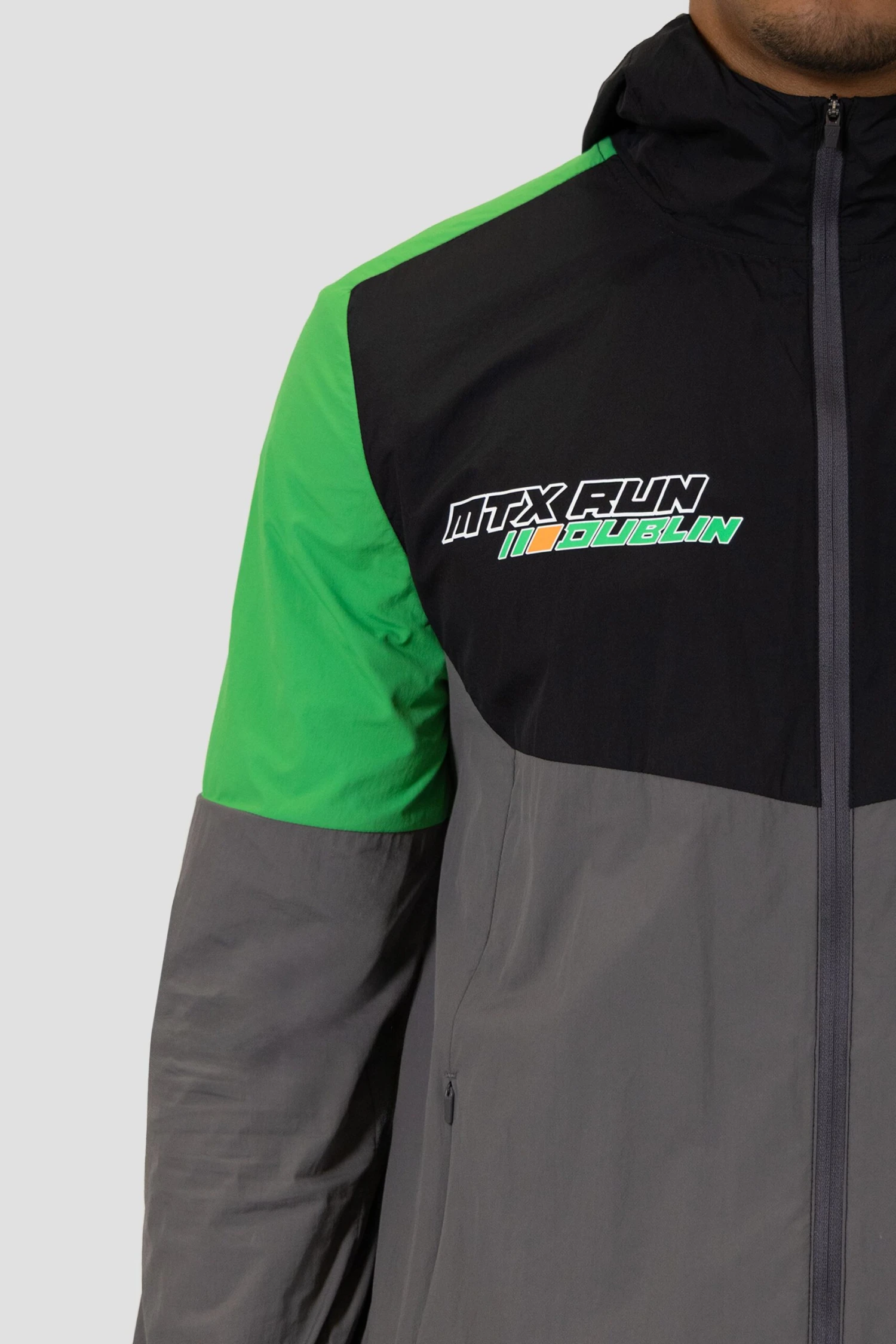 MTX Run City Dublin Jacket - Cement Grey/Black/Jada Green 5 MTX Run City Dublin Jacket - Cement Grey/Black/Jada Green - Image 5