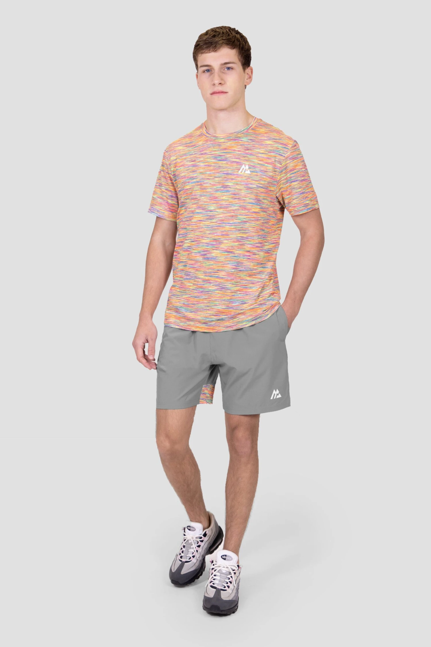 Trail T-Shirt - Blue/Pink/Orange 3 Trail T-Shirt - Blue/Pink/Orange - Image 3