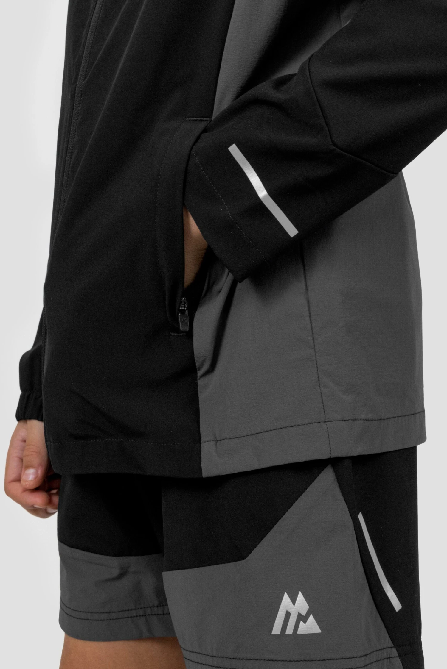 Boys Vortex Jacket - Black/Asphalt 6 Boys Vortex Jacket - Black/Asphalt - Image 6