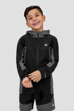Boys Vortex Jacket - Black/Asphalt