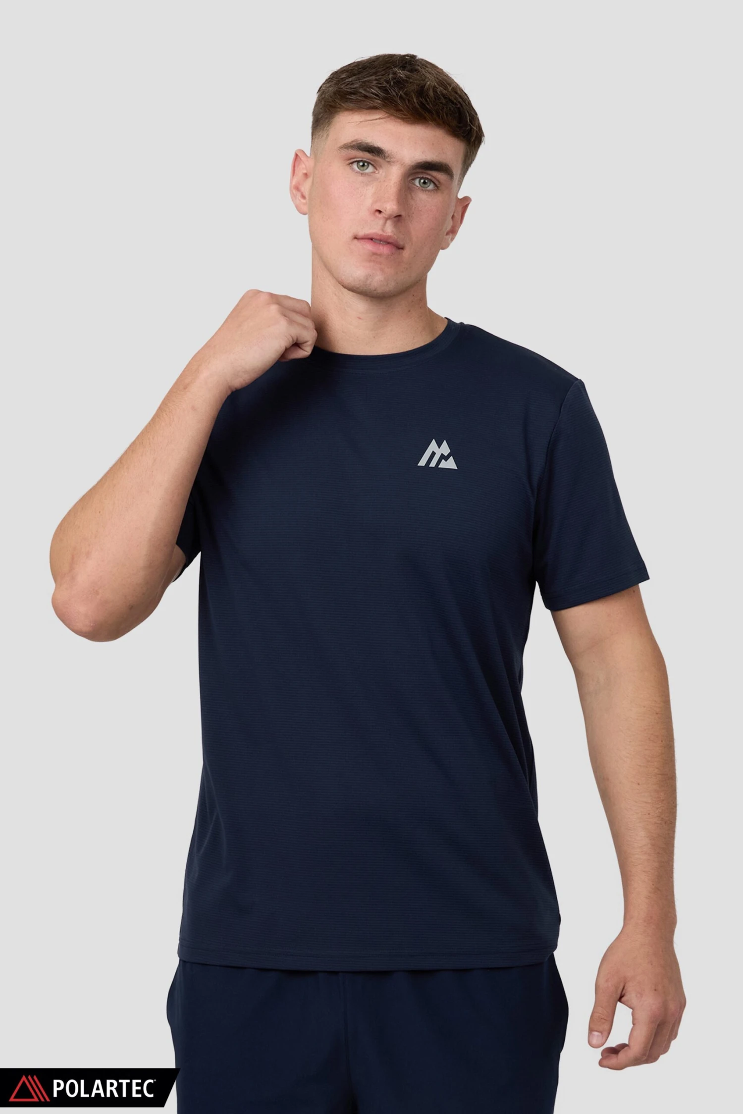 Peak Gridded Polartec® T-Shirt - Midnight Blue 1 Peak Gridded Polartec® T-Shirt - Midnight Blue
