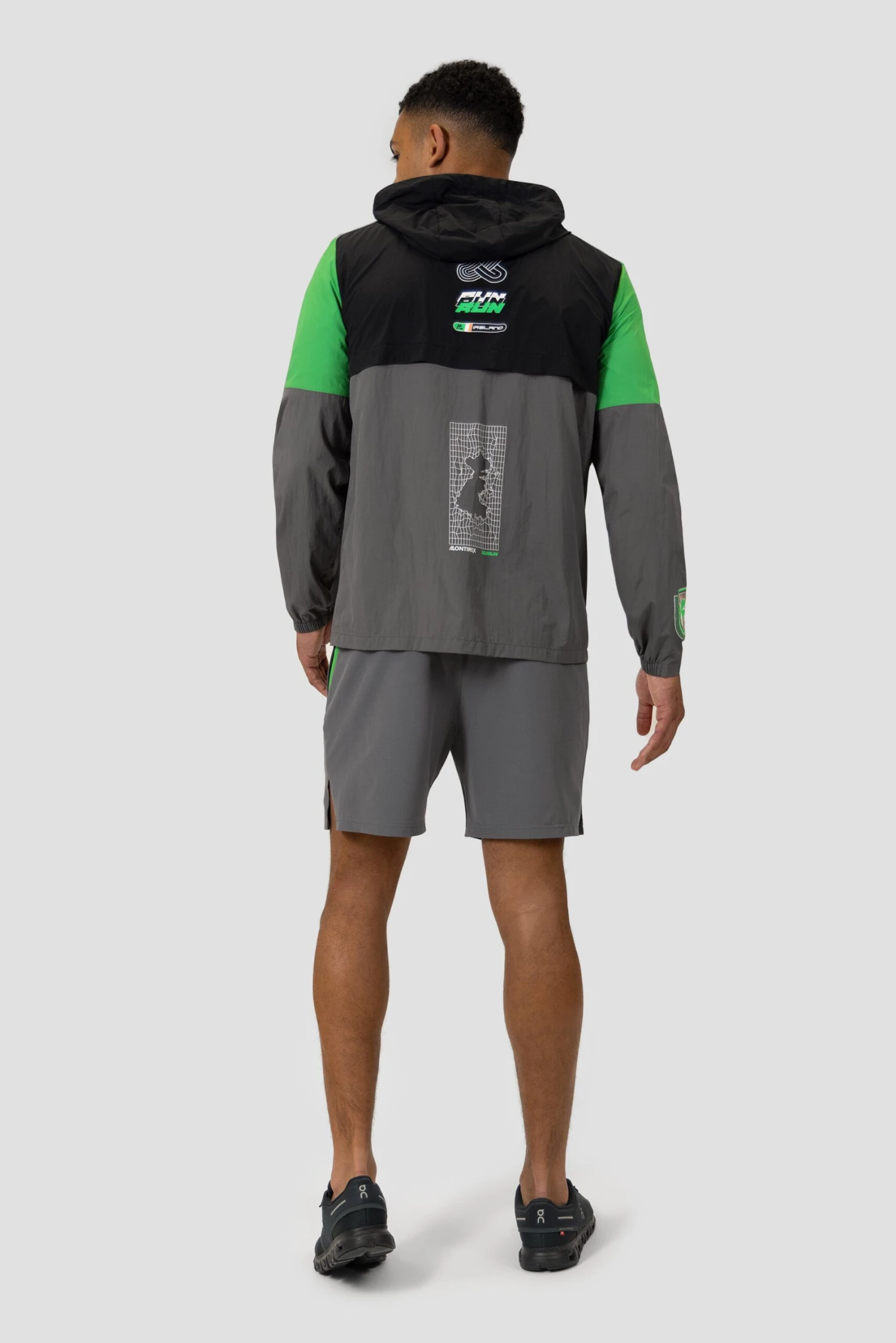 MTX Run City Dublin Short - Cement Grey/Black/Jada Green 6 MTX Run City Dublin Short - Cement Grey/Black/Jada Green - Image 6