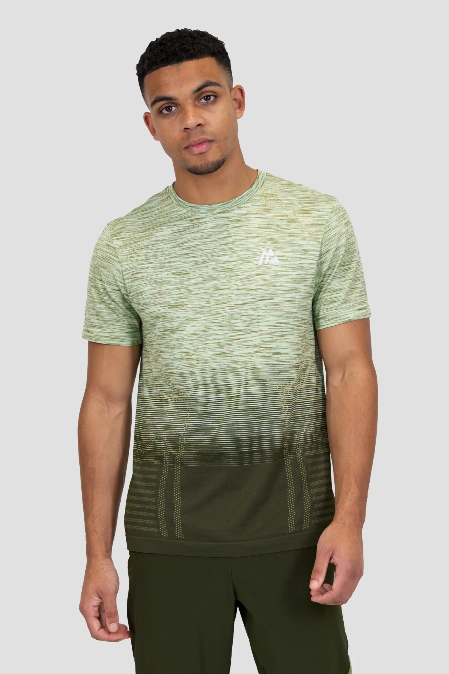 Vector Seamless T-Shirt - Sage/Khaki 1 Vector Seamless T-Shirt - Sage/Khaki