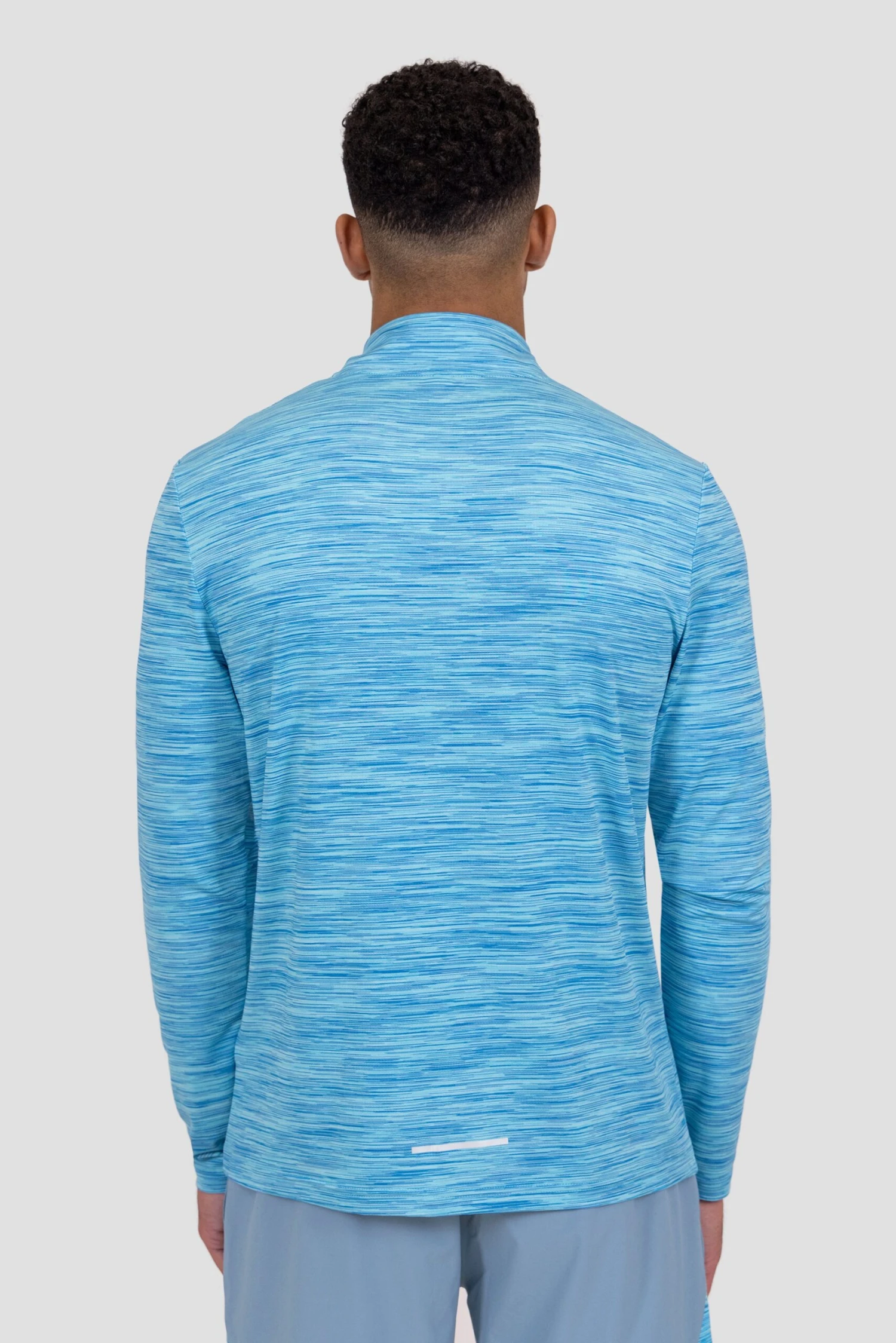 Trail 1/4 Zip - Neon Blue Multi 2 Trail 1/4 Zip - Neon Blue Multi - Image 2