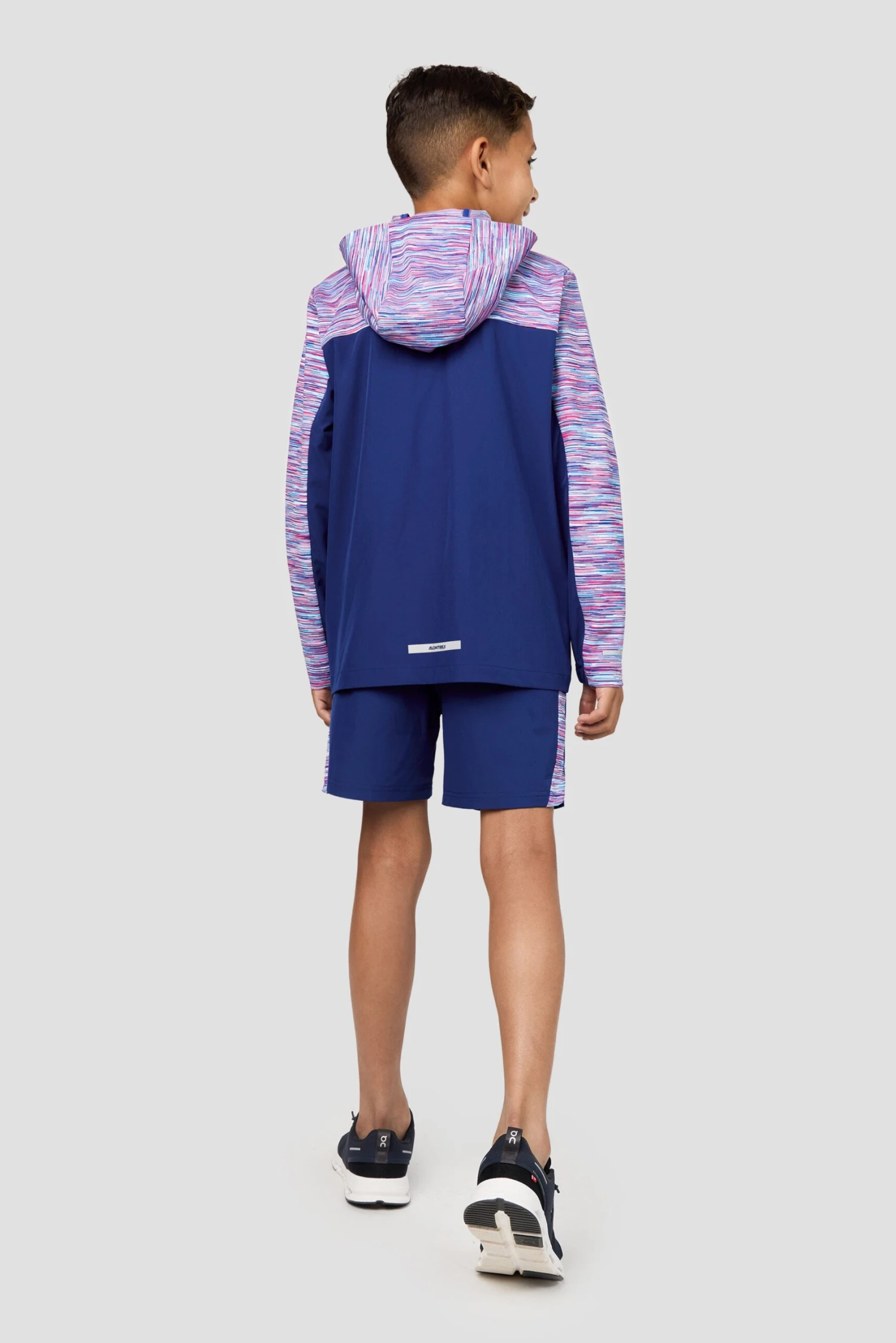 Boys Trail Windbreaker - Blue/Pink/White 4 Boys Trail Windbreaker - Blue/Pink/White - Image 4