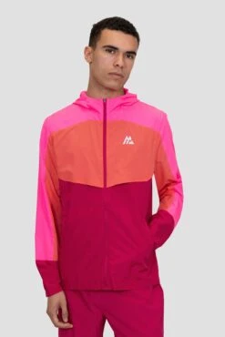 Breeze 2.0 Windbreaker - Neon Pink/Coral/Spiced Cherry