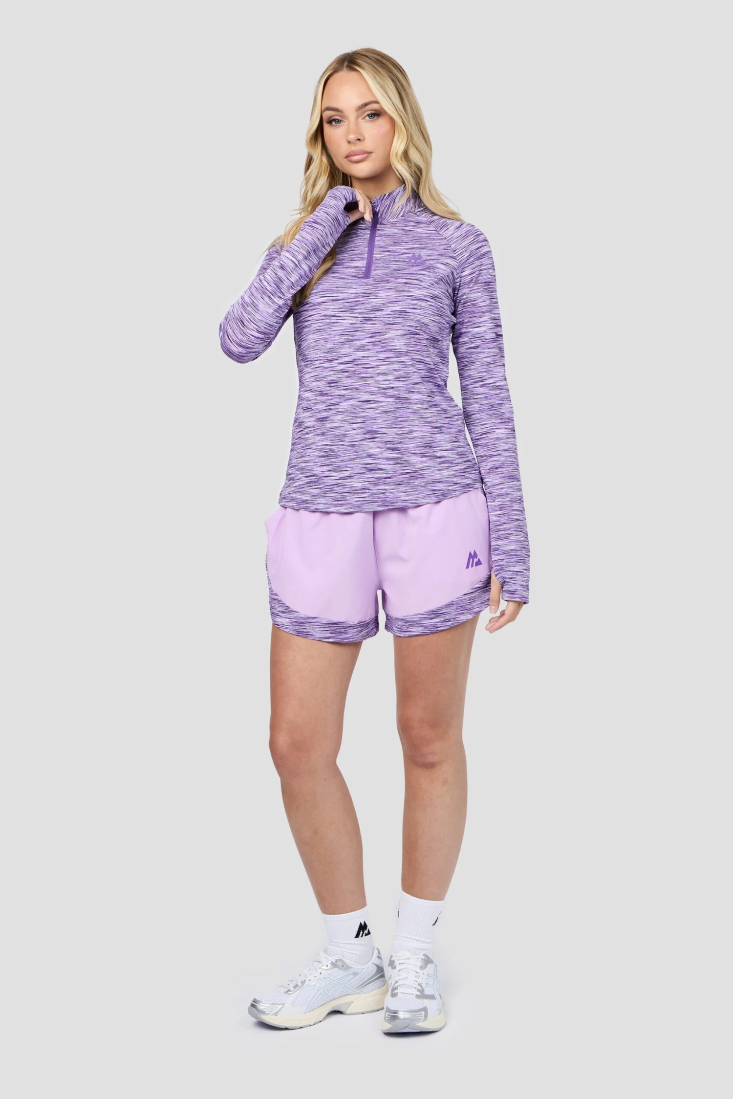 Women's Trail 1/4 Zip - Purple/Lilac Multi 2 Women's Trail 1/4 Zip - Purple/Lilac Multi - Image 2
